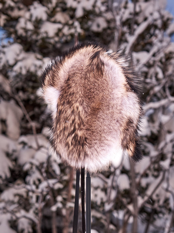 Wolf Fur Trapper Hat