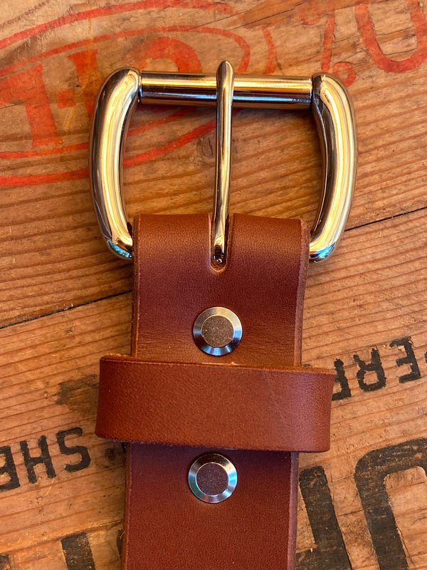 1.5" Medium Brown Belt